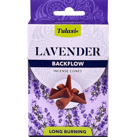 Lavender backflow cones