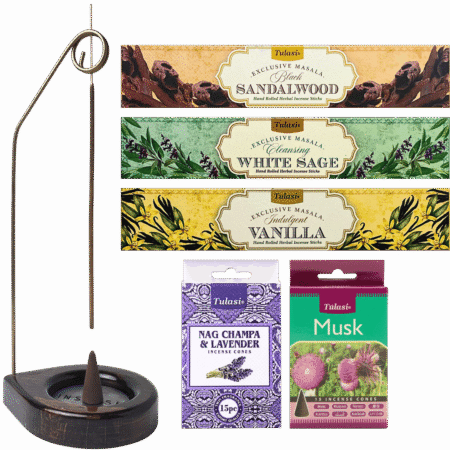 Flow holder + 5 sticks and cones