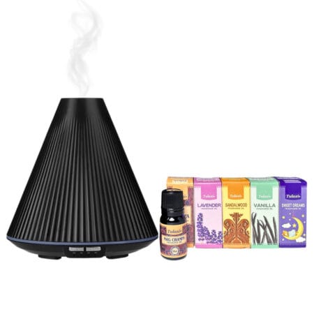 Smart Volcano Black Diffuser Bundle