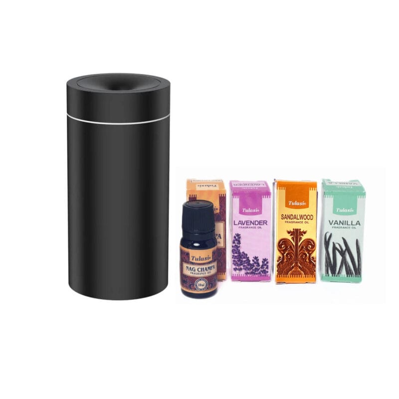 Black Portable Oil Diffuser Bundle